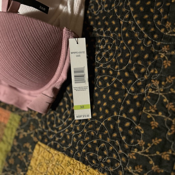 Tahari Women's Bra Set - Pink, Black, White 36B - Picture 4 of 5